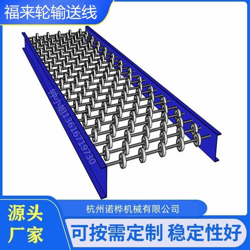 厂家直销非标固定式福来轮输送机,无动力福来轮板块输送线,