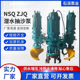 无堵塞抽沙泵潜水渣浆泵带搅拌器河道泥浆清淤泵强制污水泵增压泵