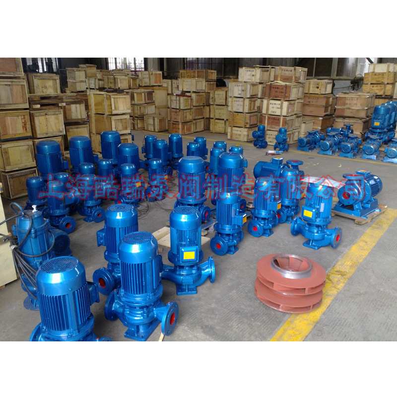 ISG立式管道离心泵 单级单吸立式管道泵 上海清水离心泵