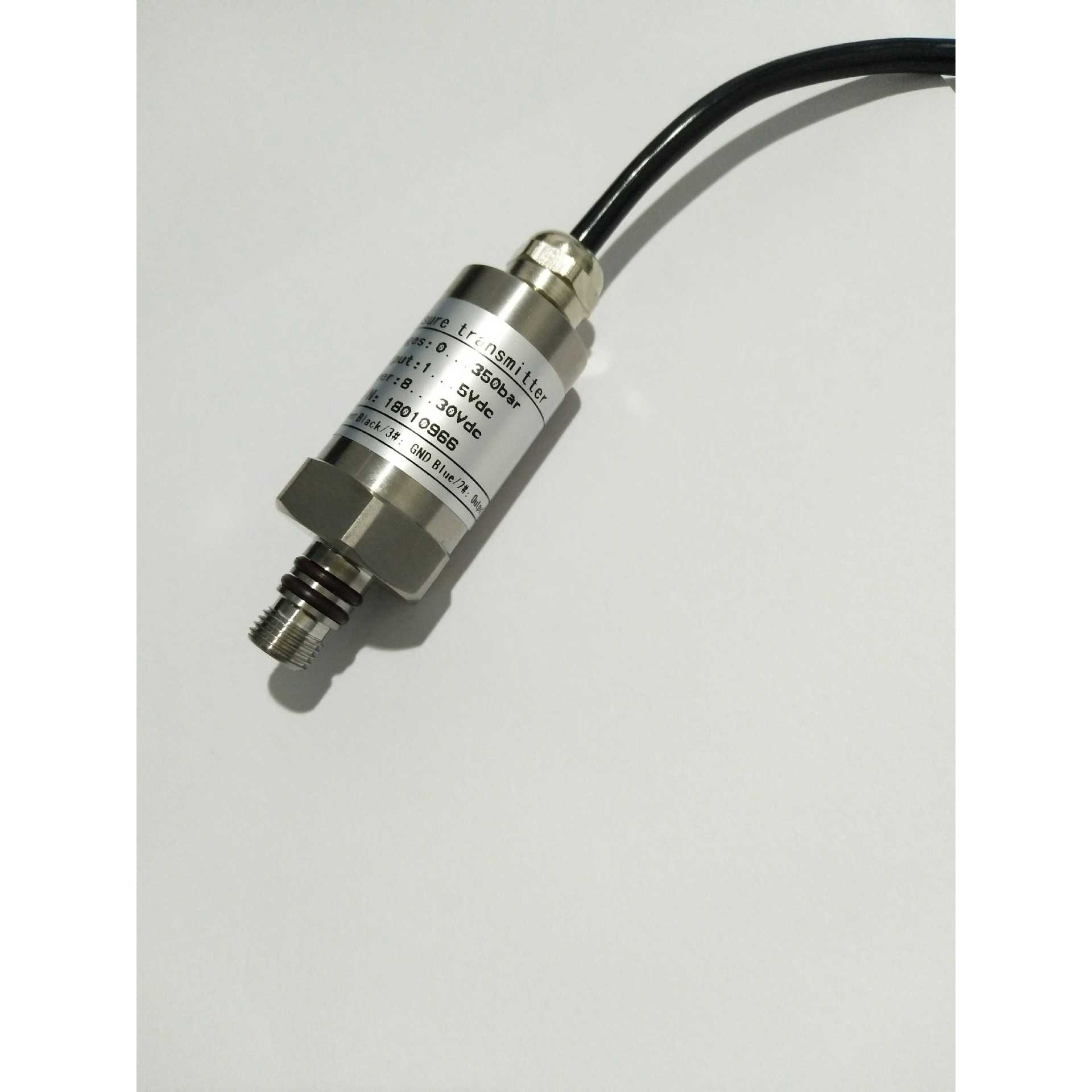 油田矿井专用压力传感器，管道测量压力传感器M10x1螺纹，35MPA