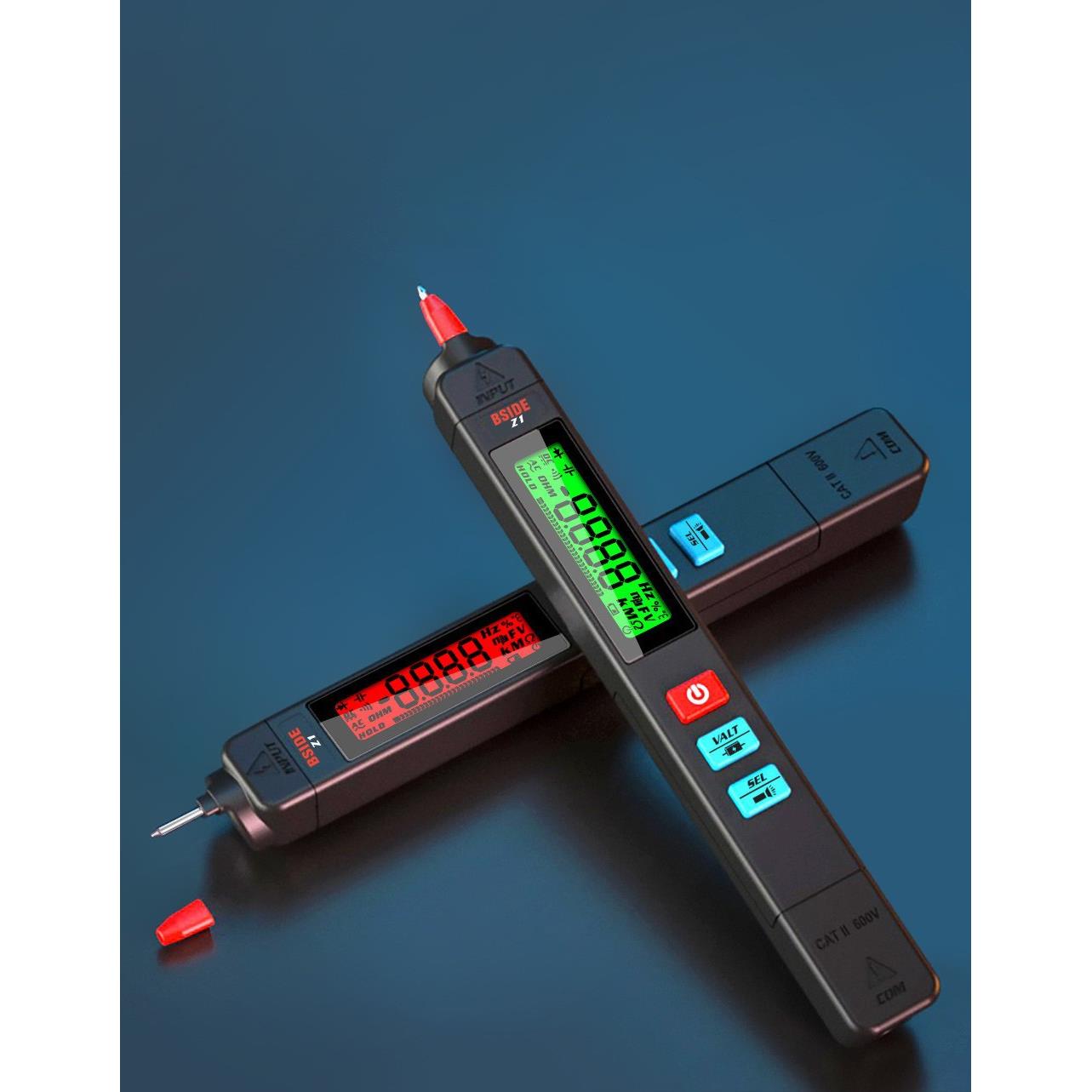 Z1笔试智能防烧数字万用表高精度电工维修线路断点检测零火线识别