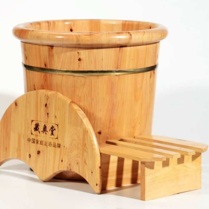 ?藏奥堂香柏木泡脚木桶足浴盆泡脚桶实木泡脚桶木桶泡脚家用