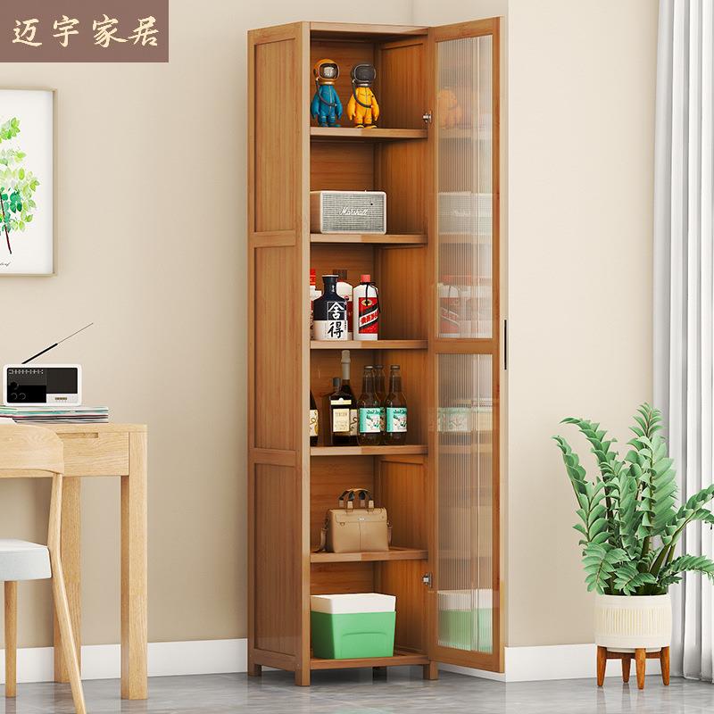 餐边柜子储物柜厨房置物架夹缝收纳柜酒柜茶水窄边柜客厅现代简约