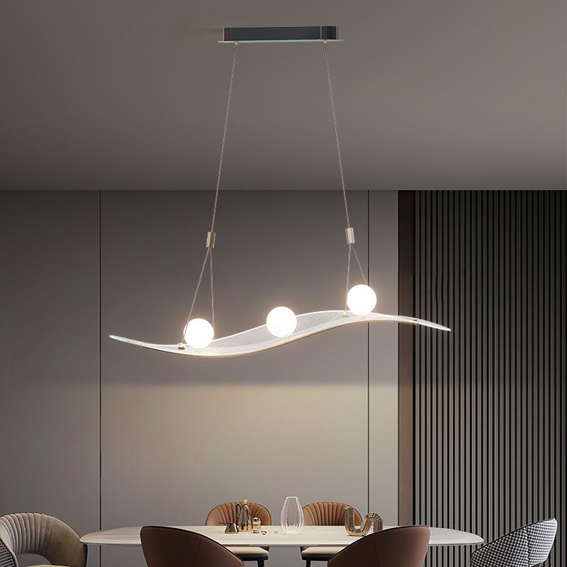 北欧餐厅吧台长吊灯店铺橱窗创意个性轻奢艺术意大利设计师吊灯