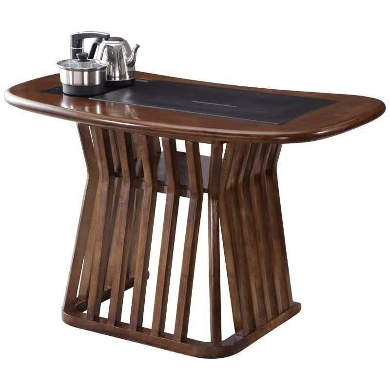 阳台茶桌椅组合新中式功夫实木办公泡茶台套装一体家用小户型茶几