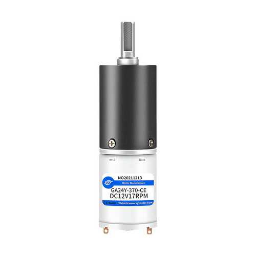 GA24Y-370调速正反转低速小马达24mm微型直流行星齿轮减速电机12V