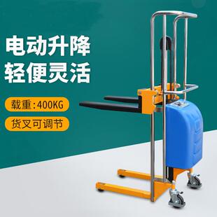 手动液压行李车轻型电动升降平台手推行走堆高搬运手动叉车