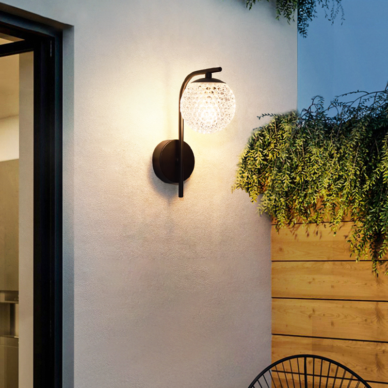 阳台壁灯墙灯户外防n水别墅庭院露台灯入户大门两侧柱子灯门口壁