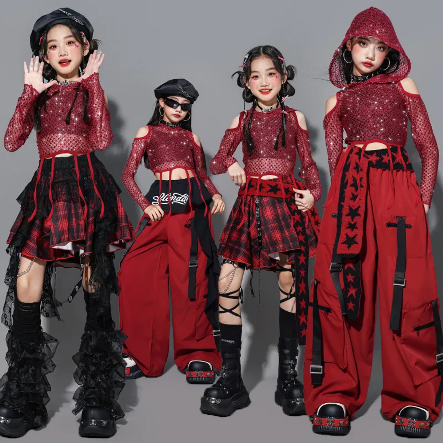 少儿爵士舞演出服jazz新年儿儿童演出服