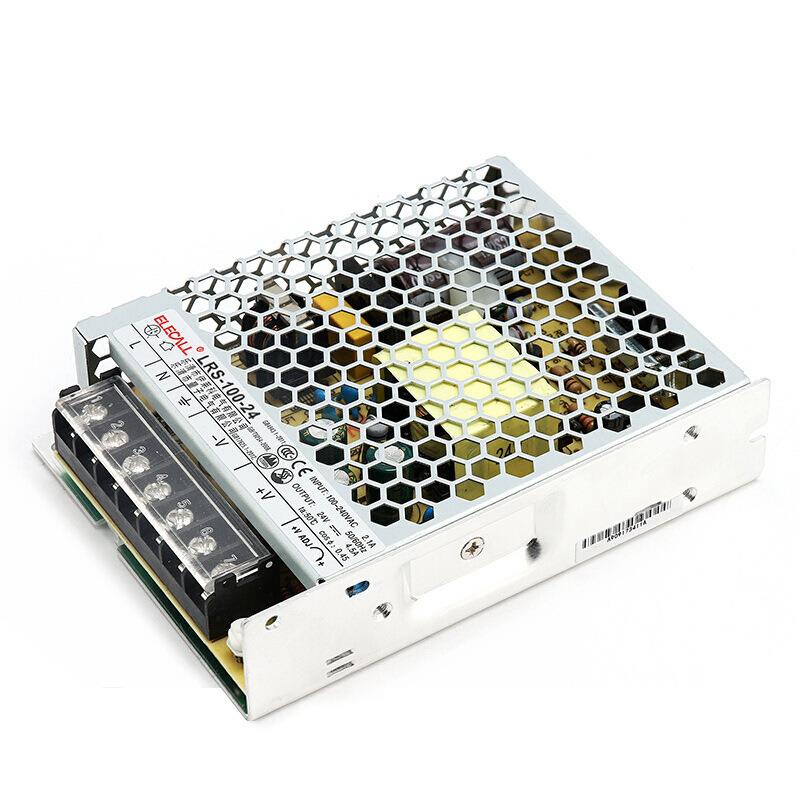 伊莱科LRS-100-24开关电源220转DC24V直流稳压变压器4.5A100W