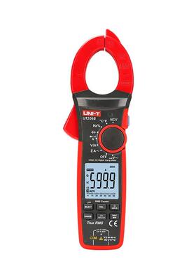 优利德新款UT206B交流真有效值数字钳形表钳型表1000A