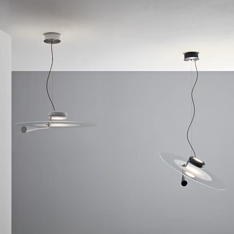 个性飞碟灯装饰展厅卧室设计师款现代简约意大利极简餐厅LED吊灯