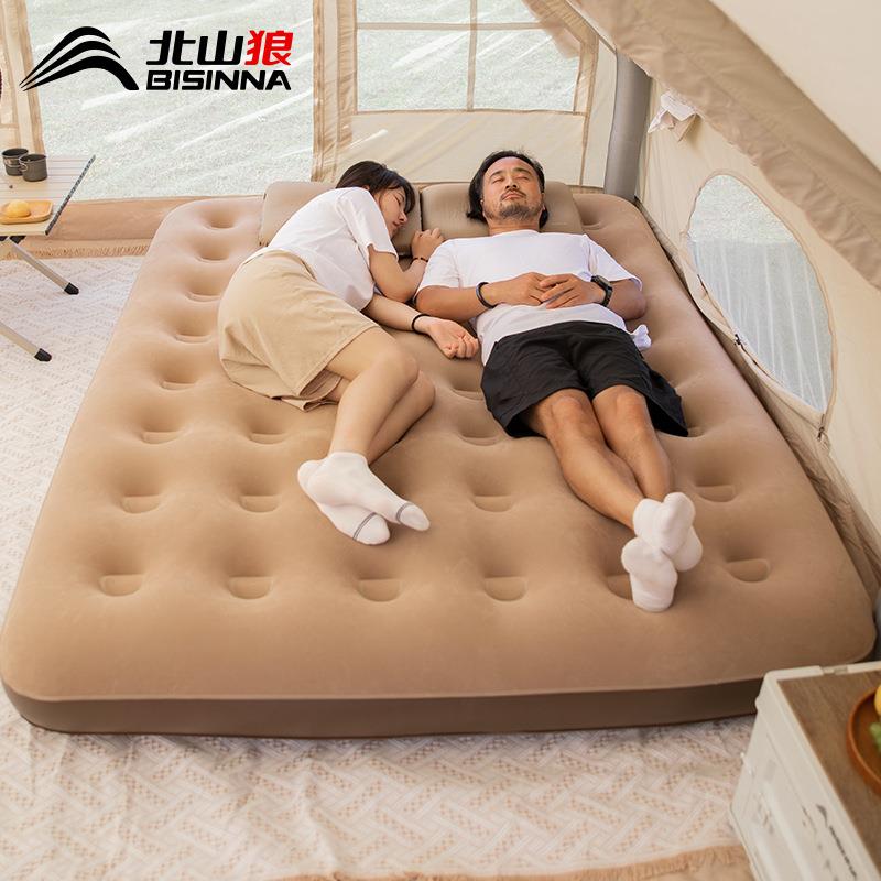北山狼充气床垫户外便携式露营野营装备双人充气床加厚垫家车两用