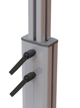 欧标item倍信8m047伸缩腿铝型材,流水线工作台伸缩铝型材