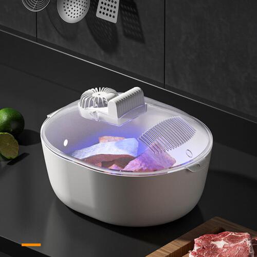 厨房冻肉类解冻器食物解冻化冰机快速解冻保鲜盒牛排解冻除冰器
