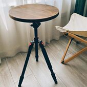 小圆桌火锅烧烤家用阳台露营桌子围炉煮茶桌子户外折叠桌多功能