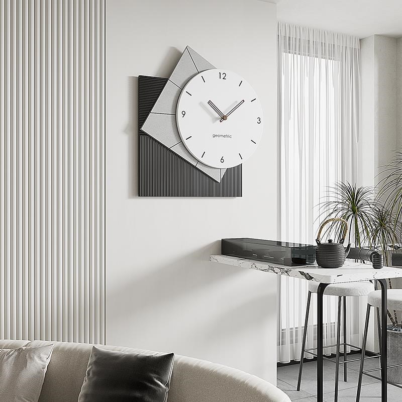 简约现代装饰钟表静音客厅艺术时尚家用网红N挂钟创意大气时钟挂