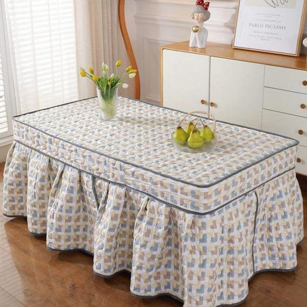 长方形烤火桌罩套桌布罩桌罩取暖桌电炉罩茶几电暖炉套裙摆款,居家布艺,酒瓶套,淘宝优惠券,粉丝福利购,淘宝优惠卷