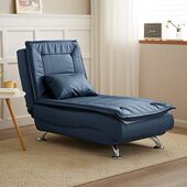 太妃椅躺椅皮阳台可躺可睡卧室沙发床皮美人榻懒人沙发贵妃椅