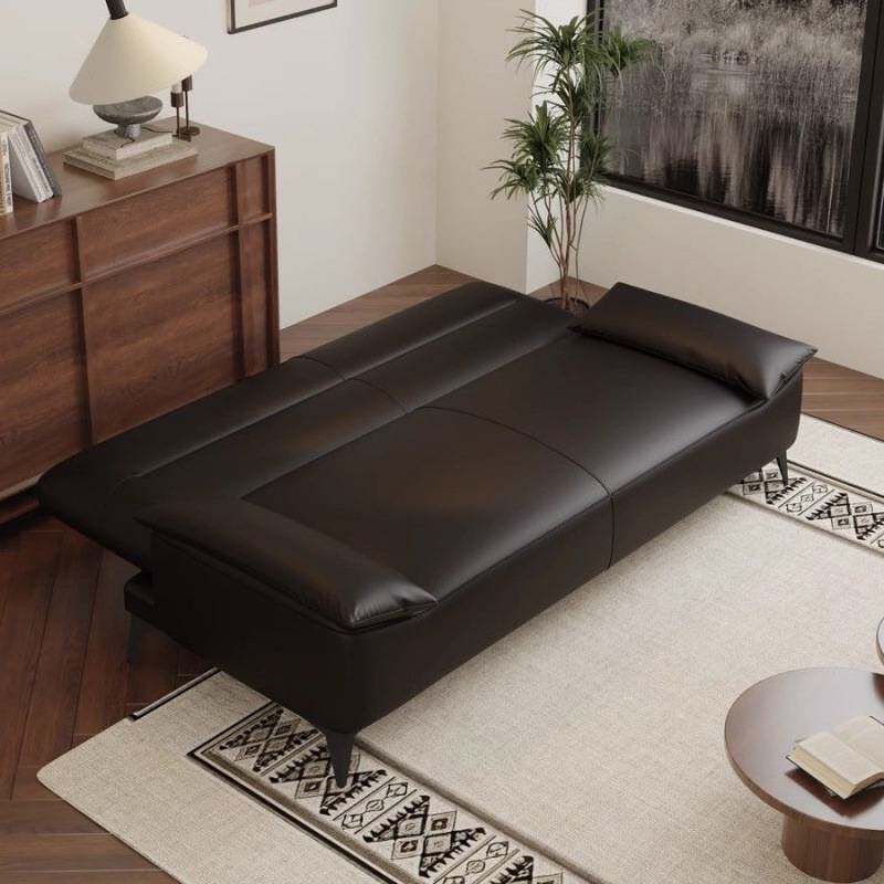 猫抓皮沙发床一体两用折叠客厅卧室简易出租屋公寓小户型双人沙发