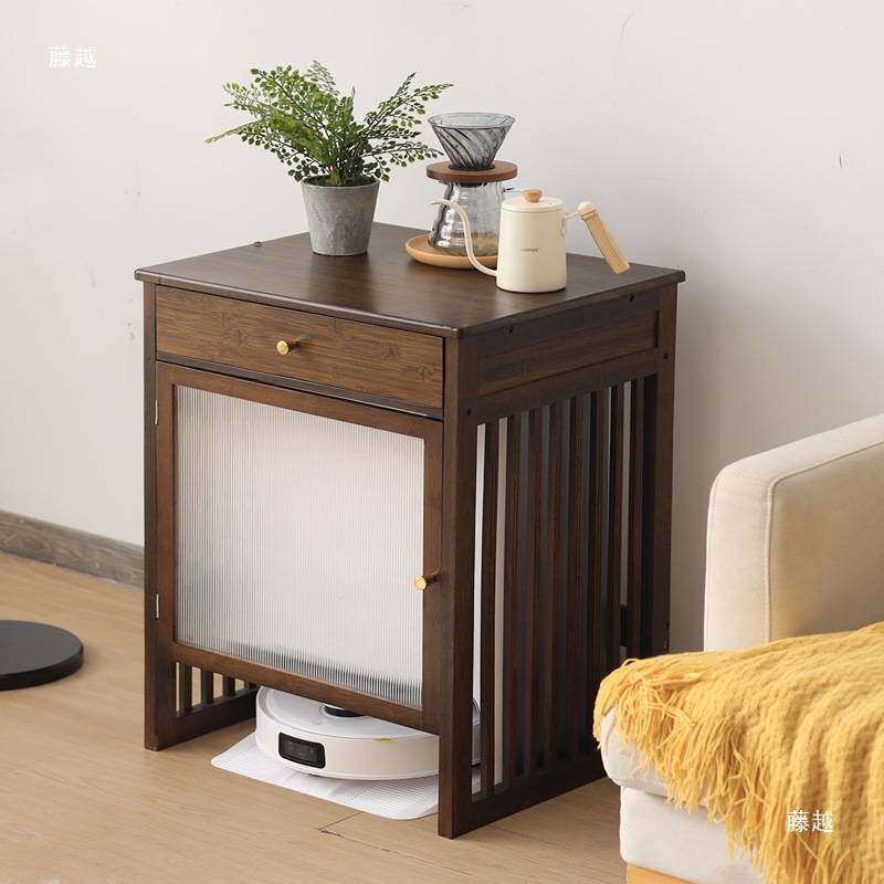 拖地机器人上置物架基站柜云鲸石头扫地机收纳柜电视边柜沙发边几