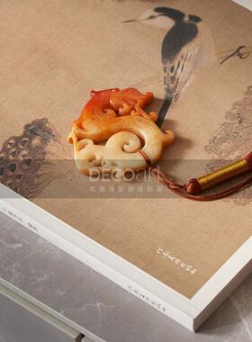 高家邸居现代新关中DP1378式样板间进件门入户玄画装饰画摆造景搭