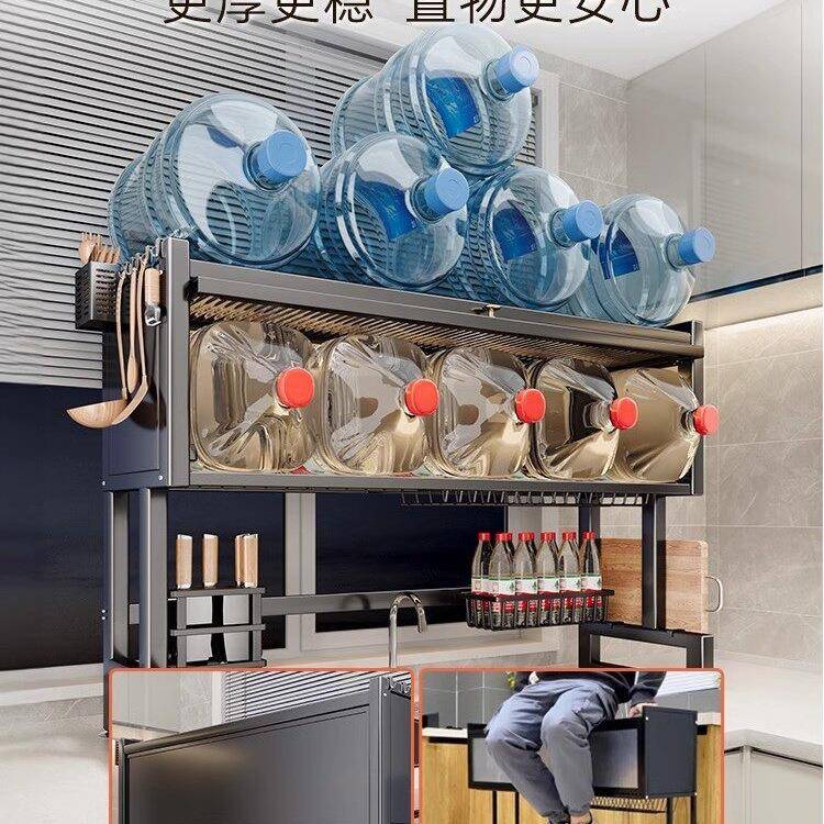 厨房水槽置物台面晾碗架柜碗碟F986S79H收纳家用多功能水盘池放碗