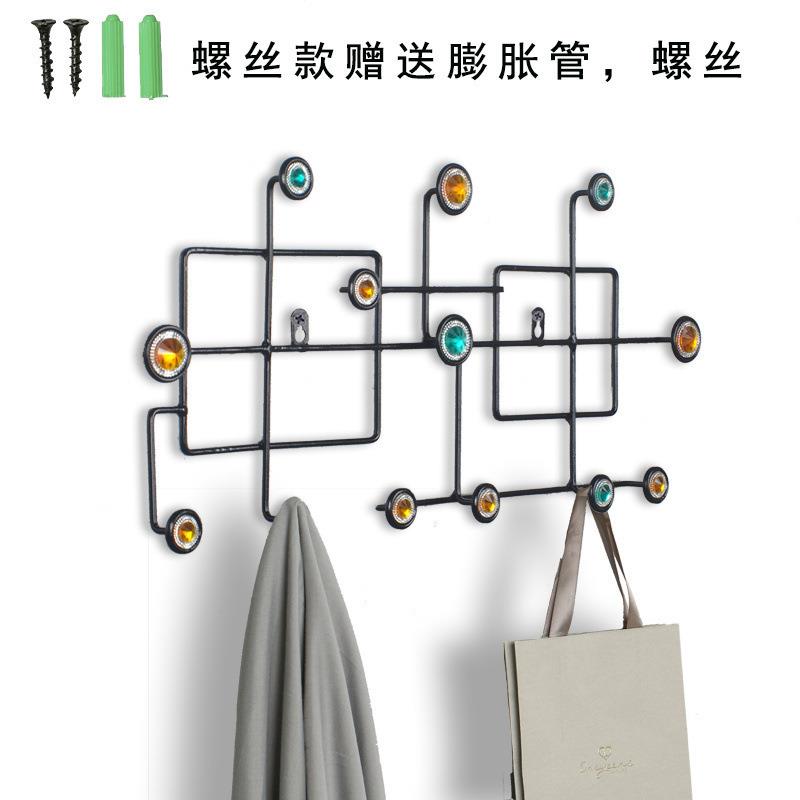 免户打孔衣挂架创意挂麦太保钩无痕门后玄关入室挂衣收纳钩钉子卧