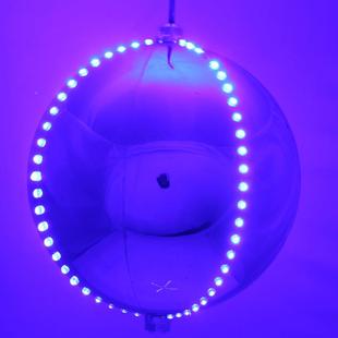 灯LED彩灯闪灯圣装 挂饰灯串圣诞跑马诞圆球件 饰彩灯串SII婚礼装