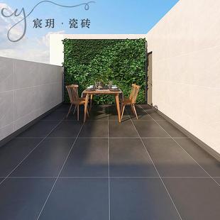 灰客色哑光仿古瓷水砖600x1200厅地复古厂标泥砖餐厅板砖防滑砖墙