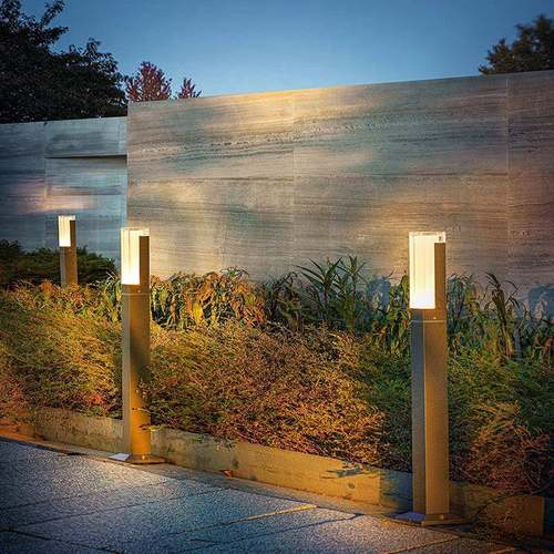 方亚形灯园现8代可公园铝材草坪灯灯花户外庭院克力简约景观庭院