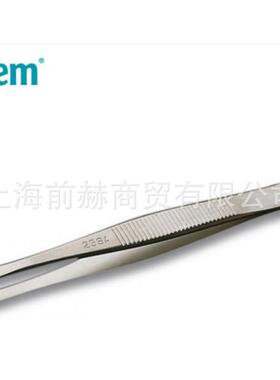 瑞士圆Erem镊子2A5S42326扁平形尖头10mm不锈钢耐2酸耐热镊子