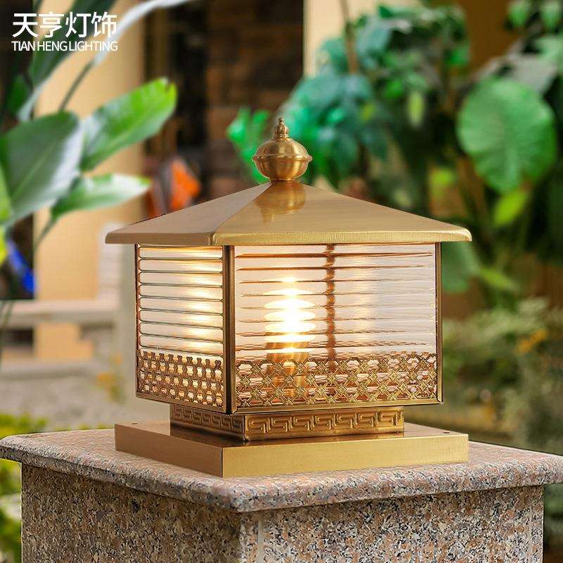 天亨园林led防水柱头灯围墙灯户外LED庭院灯家用围墙围栏柱头灯