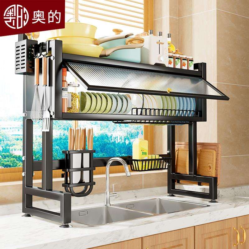 水槽置物架厨房家用碗柜洗碗槽碗架沥水架碗碟收纳架子碗筷收纳盒