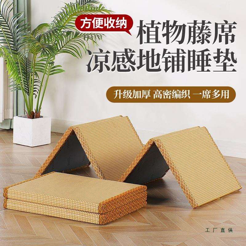 榻榻米垫子日式家用折叠床垫夏季椰棕加硬打地铺专用午休睡垫1525