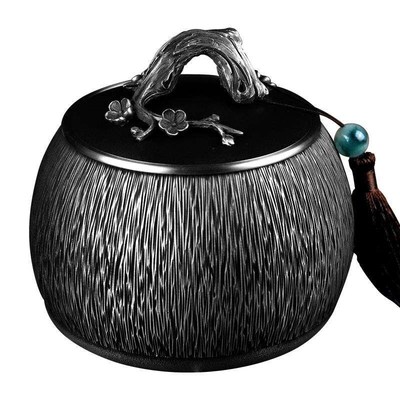 送领导礼物商务礼品纯锡茶罐实用定制老师同事朋友退休纪念品