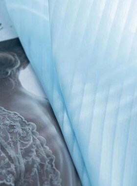 百叶窗纱帘白色米黄色蓝色灰色四色可选