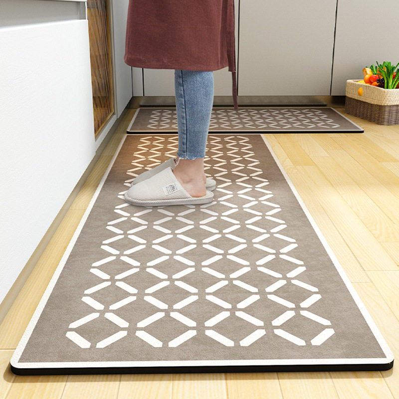 厨房地垫吸水吸油免洗可擦地毯防水防油防滑脚垫耐脏门垫长条垫子,居家布艺,厨房地垫,淘宝优惠券,粉丝福利购,淘宝优惠卷