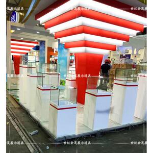 烤漆展会陶瓷展柜珠宝首饰玻璃柜台玉器展柜博物馆陈列柜展览柜