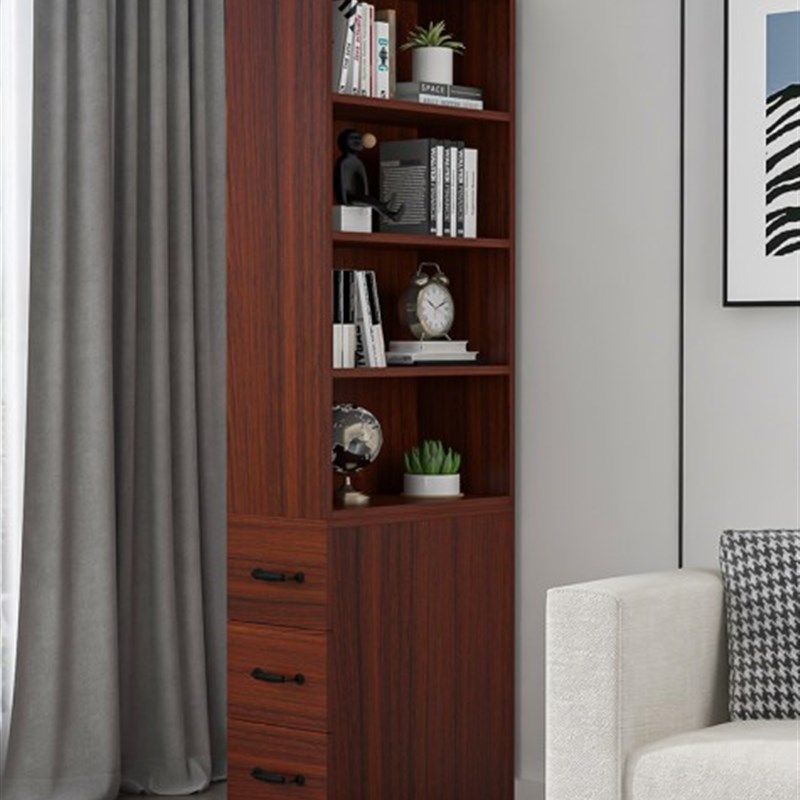 定制儿童书柜实木侧面抽拉边柜窄缝收纳储物多层书架书桌转角柜,住宅家具,单个书柜,淘宝优惠券,粉丝福利购,淘宝优惠卷