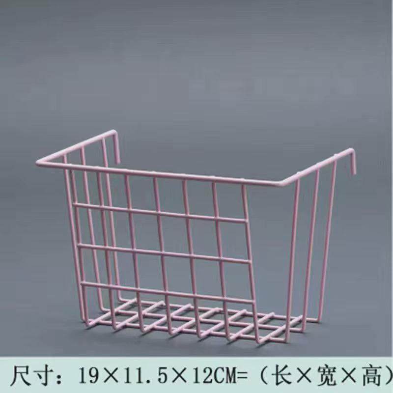 置物架托盘超市家用挂篮货架网格网片挂钩铁艺照片墙置收纳篮新款