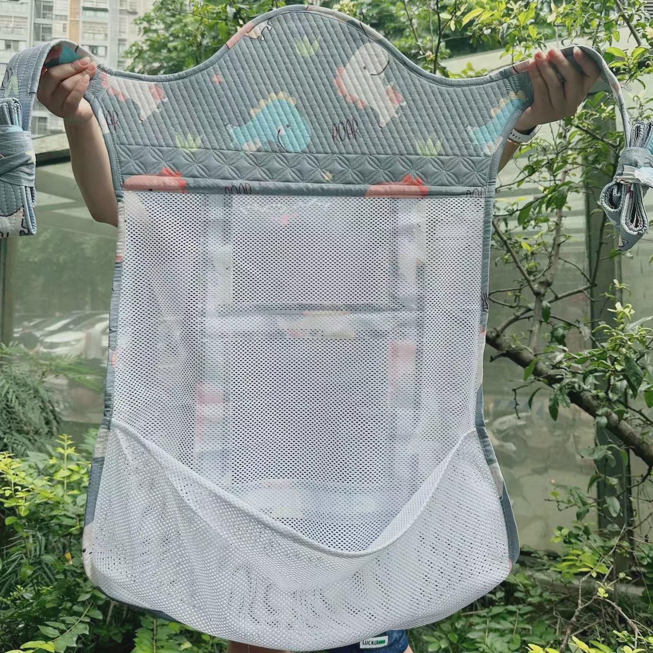传统老式夏季婴儿宝宝背带前后背薄款透气网式云贵川广东背扇新款