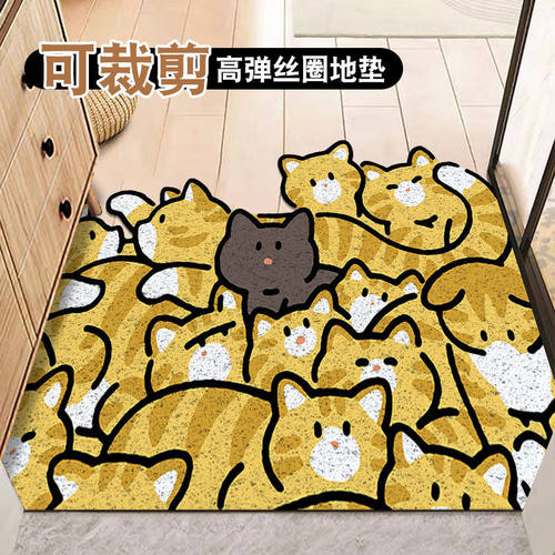 【进门地c垫】玄关丝圈地面卡通入户地垫防滑防水垫子铺地门口脚