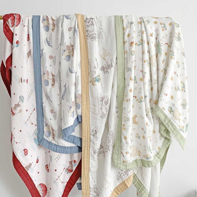 夏季竹纤维纱布毯毛巾被儿童夏凉被午睡毯婴儿毯子盖毯宝宝薄被子,床上用品,休闲毯/毛毯/绒毯,淘宝优惠券,粉丝福利购,淘宝优惠卷