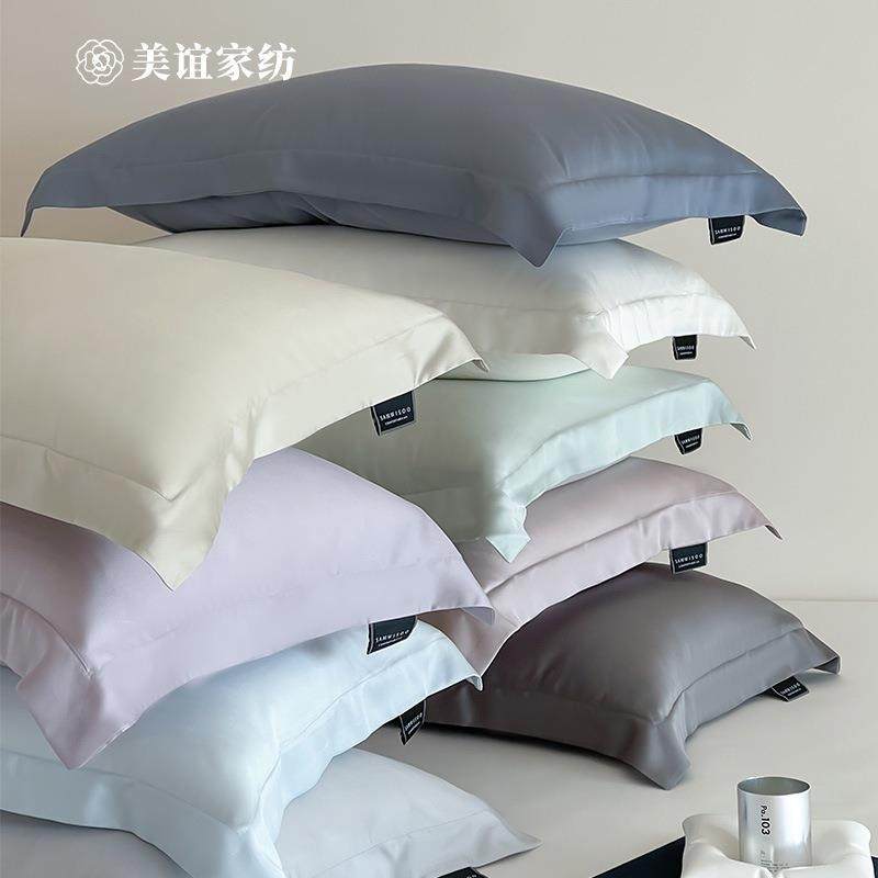 简约风60S兰精天丝枕套罩轻奢纯色夏季凉感冰丝单品枕芯套48*74cm,玩具/童车/益智/积木/模型,毛绒/玩偶/公仔/布艺类玩具,淘宝优惠券,粉丝福利购,淘宝优惠卷