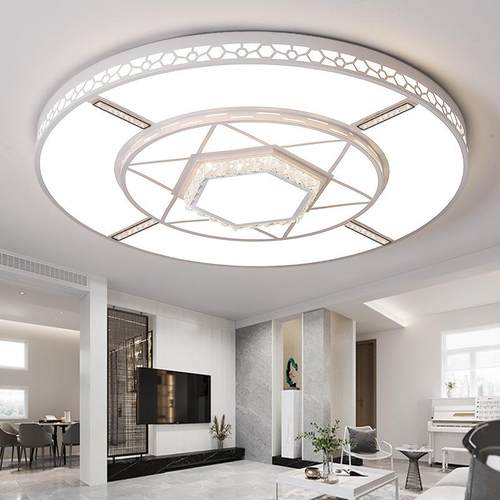 2023年新款现代简约大气客厅大灯圆形大圆灯吸顶灯led大厅主灯