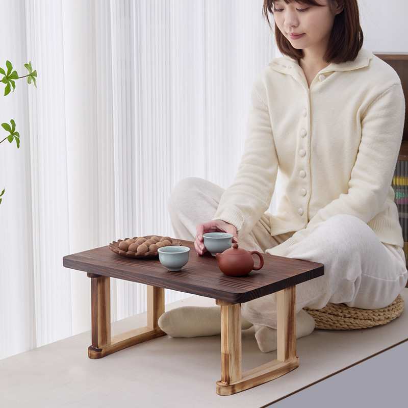 炕几实木飘窗桌家用可折叠茶几卧室茶桌日式榻榻米炕桌床上小桌子