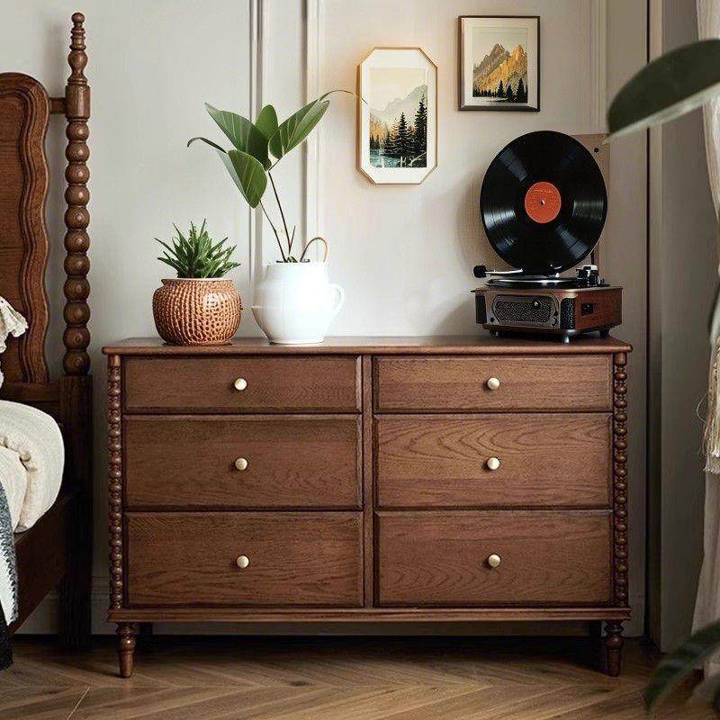 六斗柜美式复古斗柜实木床尾柜中古风卧室储物收纳柜妆台一体,玩具/童车/益智/积木/模型,毛绒/玩偶/公仔/布艺类玩具,淘宝优惠券,粉丝福利购,淘宝优惠卷