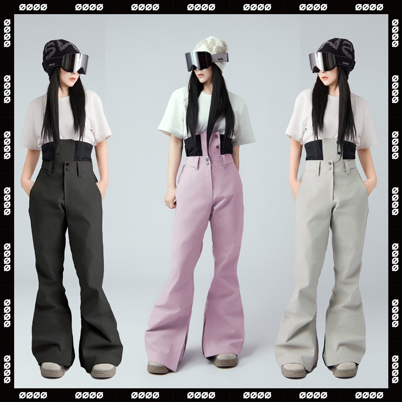 3l滑雪裤双板单板女款男修身冬季防水防风专业紧身滑雪服