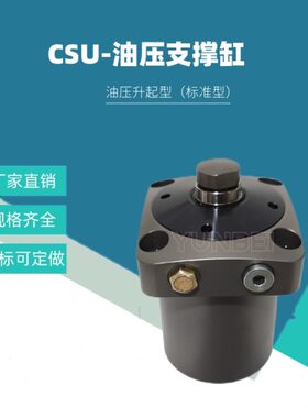 CSU/CSF/RSF/HSF上法兰油压支撑缸 帕斯卡型工装夹具浮动缸